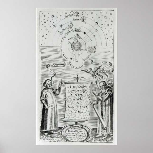 Poster "Un discours sur la planète du Nouveau Monde" (Devant)