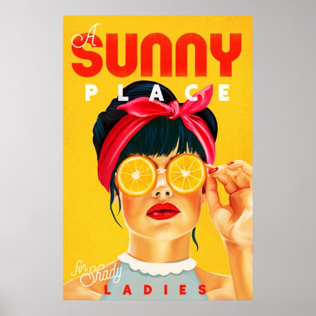 Poster "Un Endroit Ensoleillé Pour Les Dames Ombragées" R (Devant)