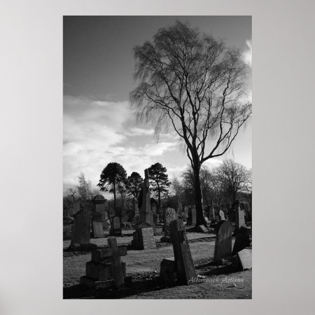 Poster Un endroit pour se reposer - Collection gothique B (Devant)