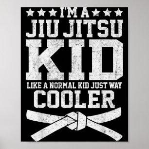 Poster un enfant de Jitsu drôle BJJ Grappling MMA brésili