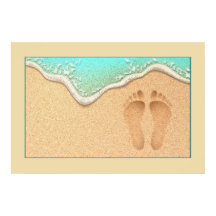 Un ensemble de empreintes dans le sable