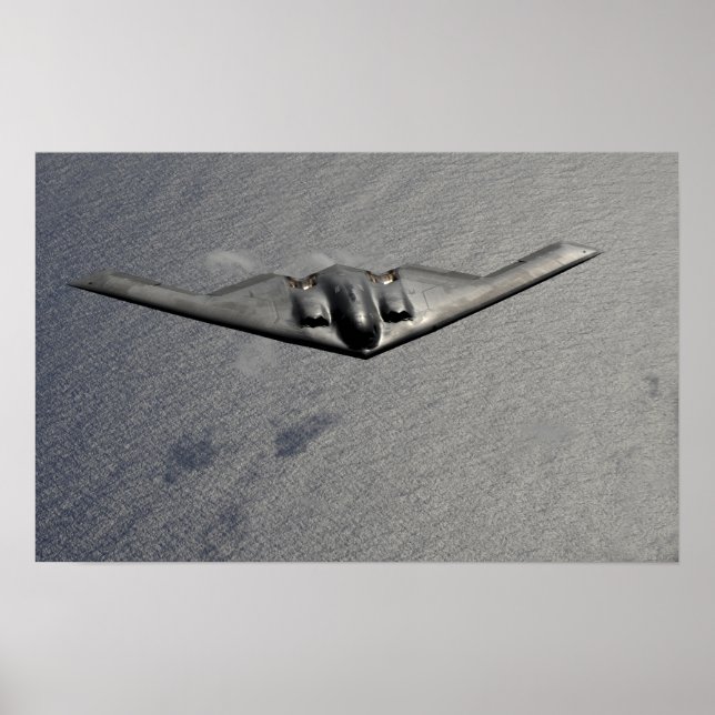 Poster Un Esprit B-2 survole l'océan Pacifique (Devant)