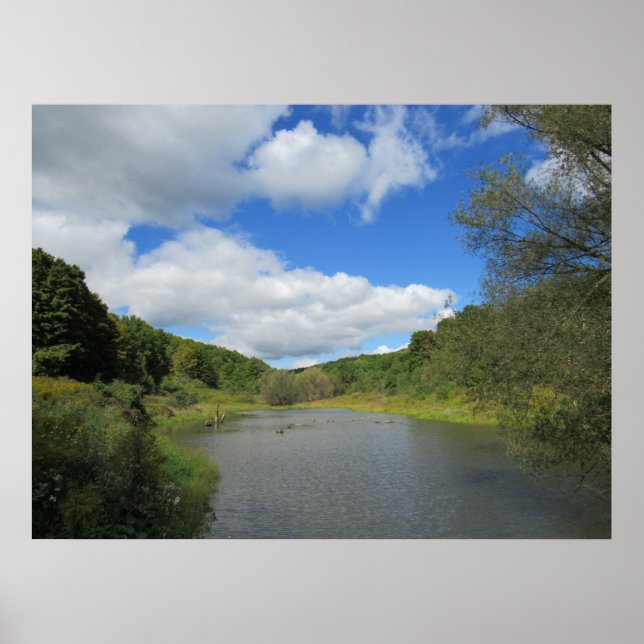 Poster Un étang (Devant)