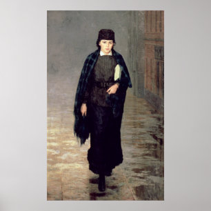 Poster Un étudiant, 1883