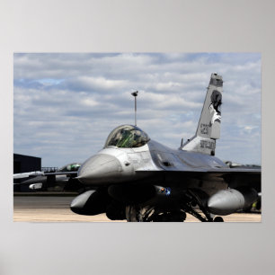 Poster Un Faucon de combat F-16