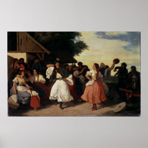 Poster Un festin de mariage de village