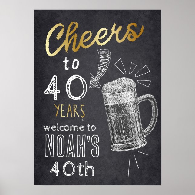 Poster Un froid pour l'OLD, Cheers and Beers, (Devant)