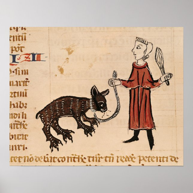 Poster Un gardien d'ours, des Décrets de Gratien (Devant)