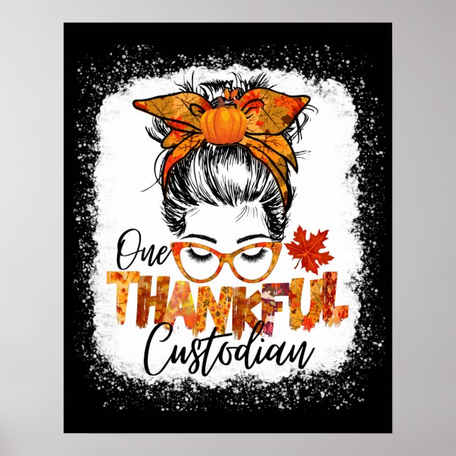 Poster Un gardien reconnaissant, Thanksgiving, les femmes (Devant)