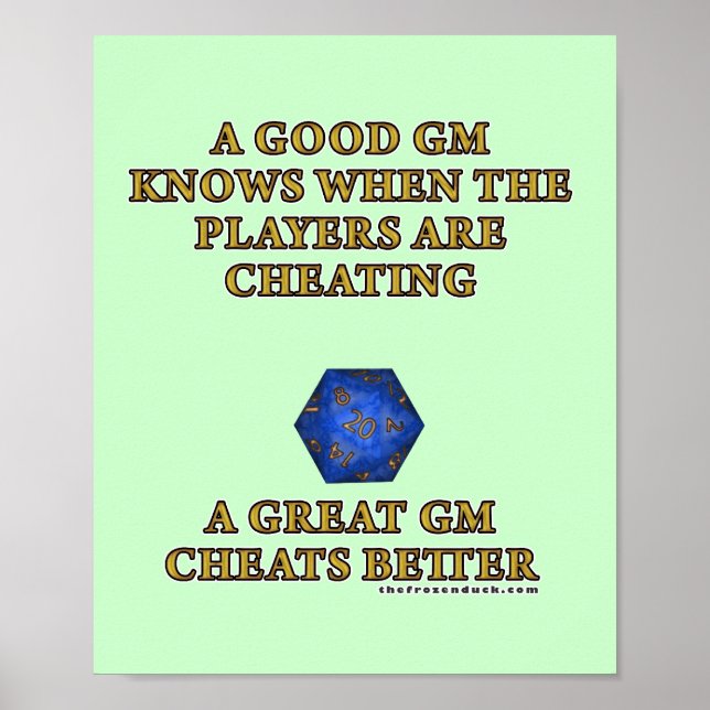 Poster Un grand DM triche mieux (Devant)