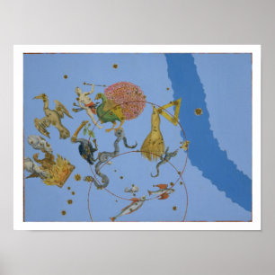 Poster Un groupe de constellations de "Uranometria" par