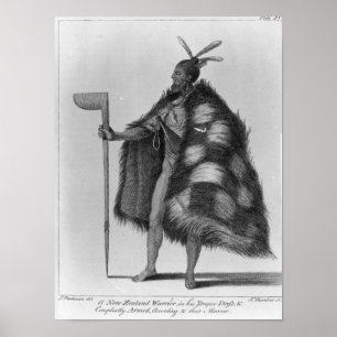 Poster Un guerrier néo-zélandais