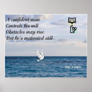 Poster Un homme confiant