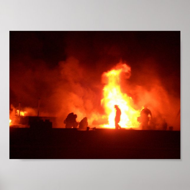 Poster un homme en feu (Devant)