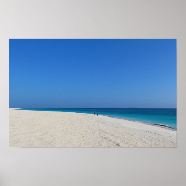 Poster Un homme et son monstre de jouets (Devant)