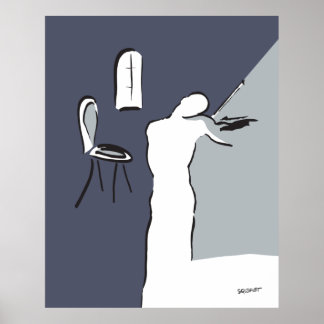 Poster Un Homme Joue Du Violon.