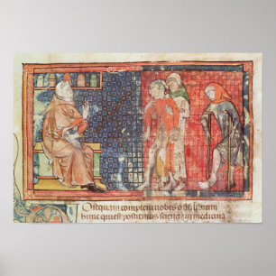 Poster Un homme malade et un homme estropié se sont