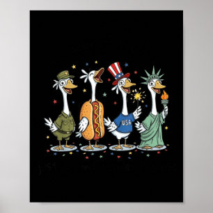 Poster un Indépendant Goose 250e Anniversaire d'Amérique