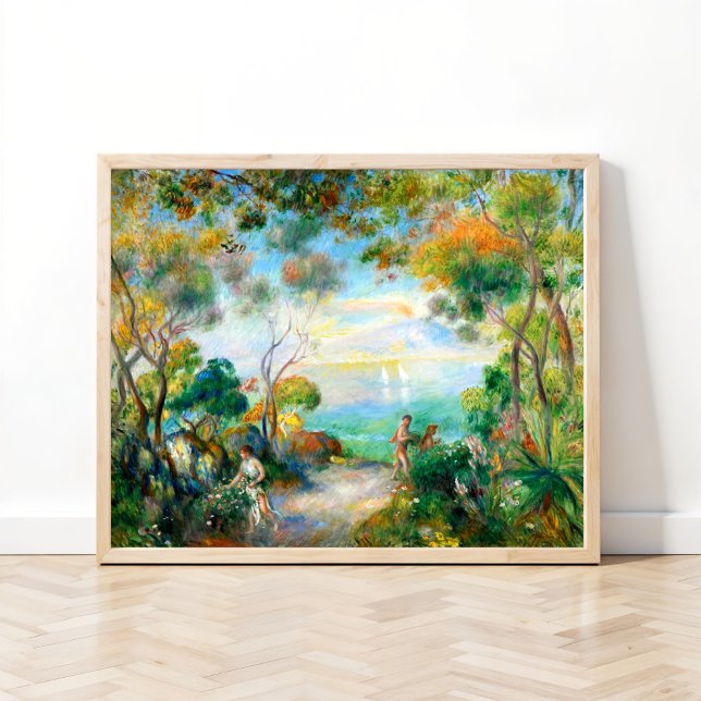 Poster Un jardin à Sorrento, August Renoir (Créateur téléchargé)