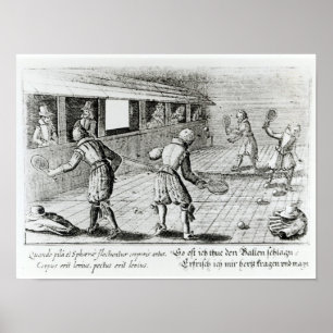 Poster Un jeu de Real Tennis avec ballades sportives ci-d
