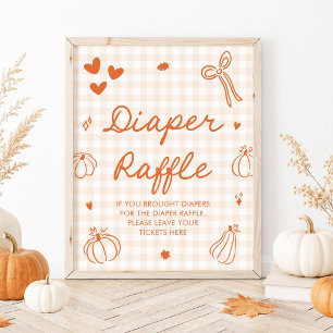 Poster Un jeu de tirage au sort de couches pour Baby Show
