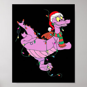Poster Un joli Dragon Figurant Noël