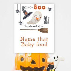 Poster Un joli fantôme - Nommez cet aliment pour bébé