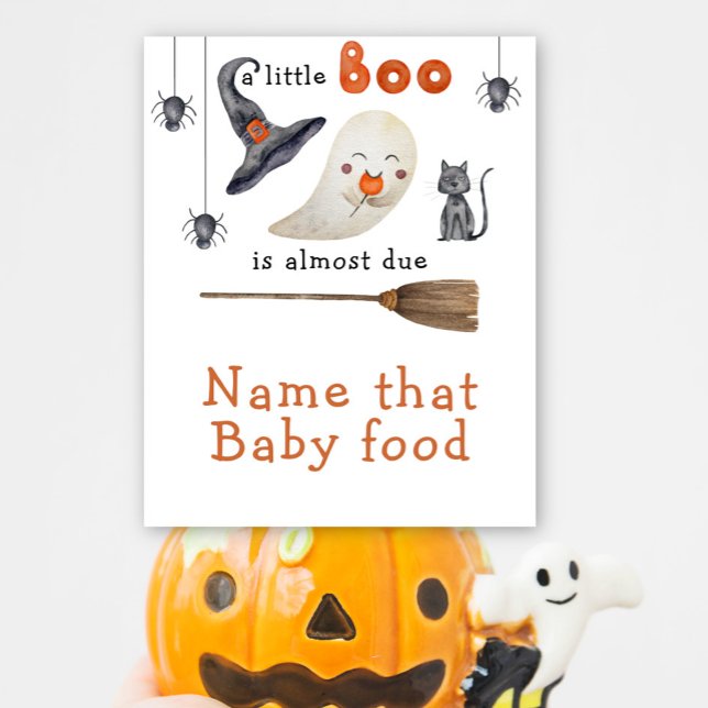 Poster Un joli fantôme - Nommez cet aliment pour bébé (Créateur téléchargé)