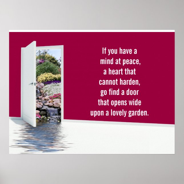 Poster Un Joli Jardin (Devant)
