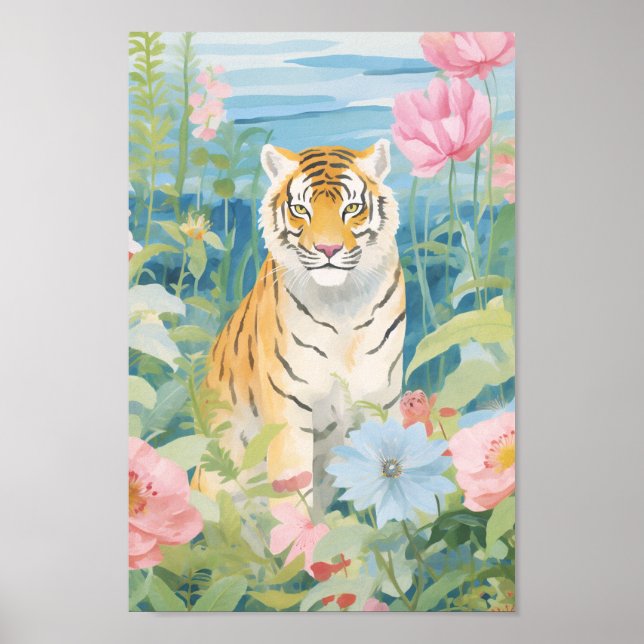 Poster Un joli tigre (Devant)