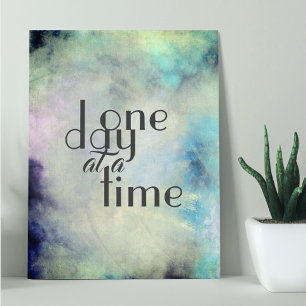 Poster un jour à la fois inspiration citation artistique