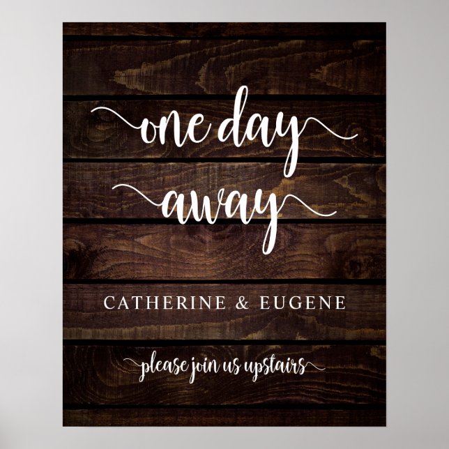 Poster Un jour plus tard, Dîner de répétition Mariage (Devant)