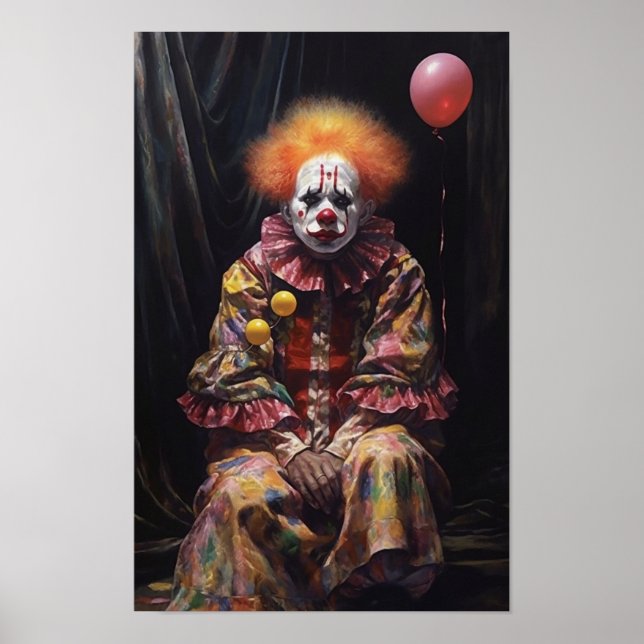 Poster Un jour sombre pour devenir clown (Devant)