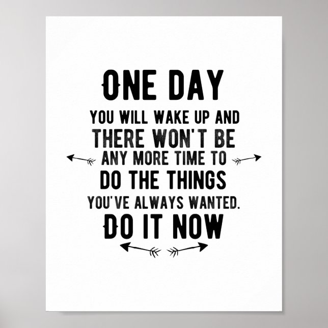 Poster Un jour vous vous réveillerez et vous ne serez pas (Devant)