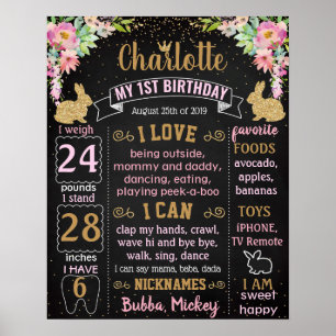 Poster Un lapin fait son premier anniversaire