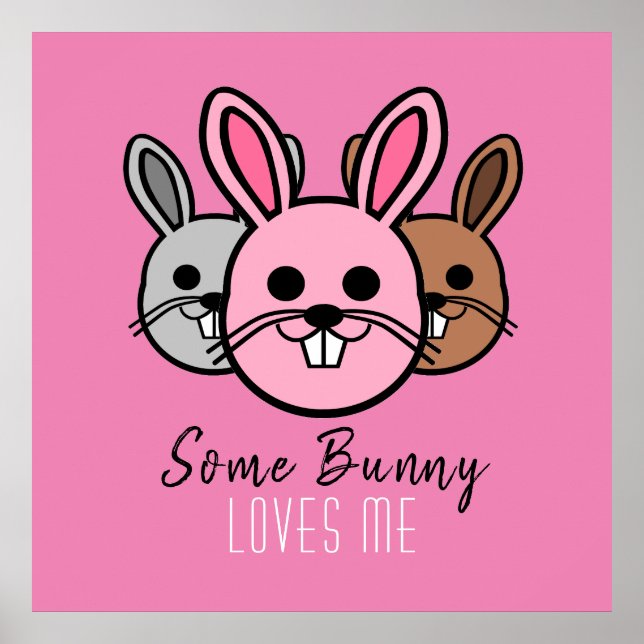 Poster Un Lapin M'Aime (Devant)