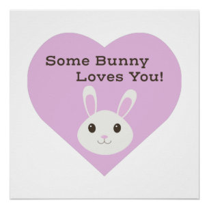 Poster Un Lapin T'Aime