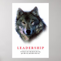 Un leadership inspirationnel unique créatif Loup