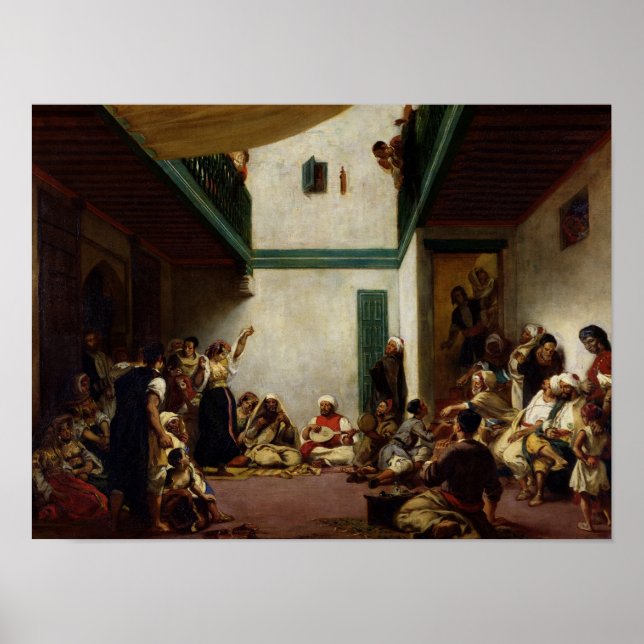 Poster Un mariage juif au Maroc, 1841 (Devant)
