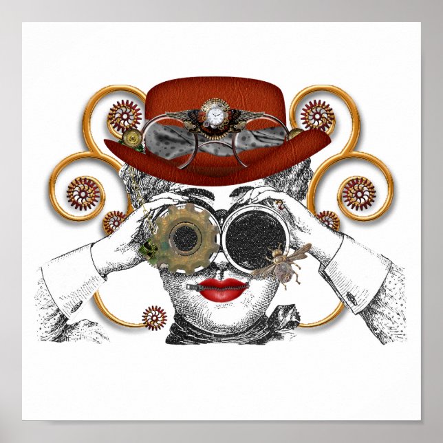 Poster un mec à la vapeur (Devant)