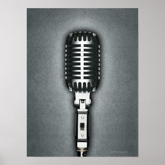 Poster Un microphone classique (Devant)