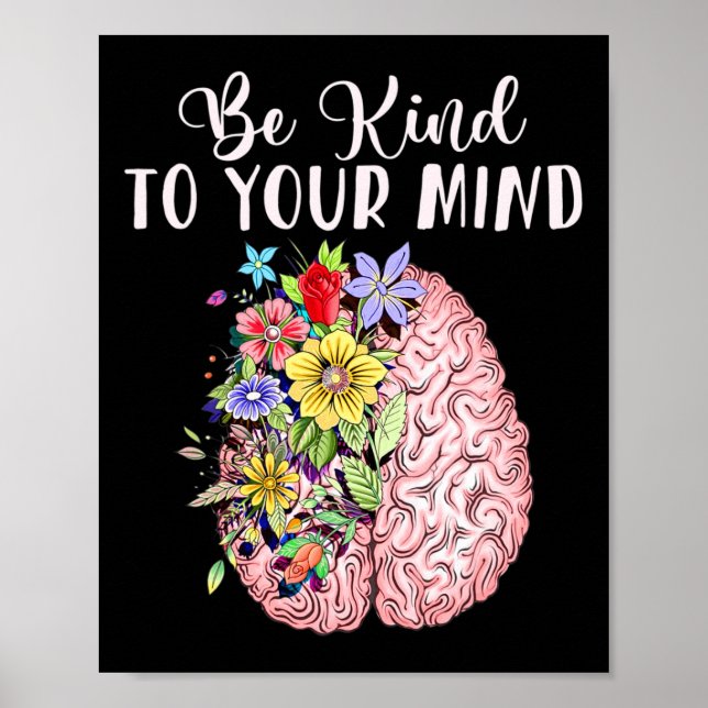 Poster Un Mois De Sensibilisation À La Santé Mentale (Devant)