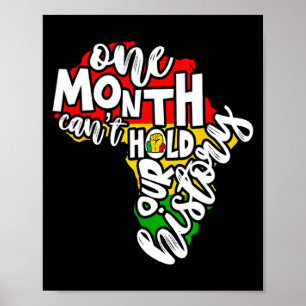 Poster Un mois ne peut contenir notre histoire Mois de l'