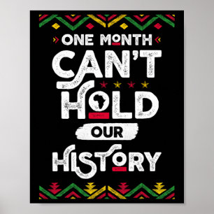 Poster Un mois ne peut pas contenir notre histoire Africa