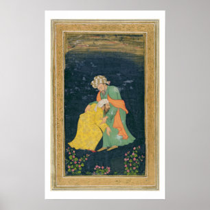 Poster Un mollah se prosternant devant un homme dans la