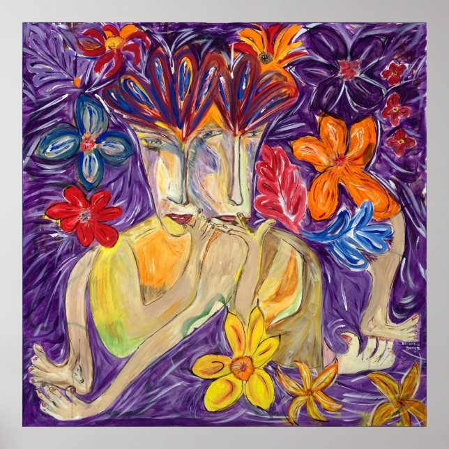 Poster "Un moment de réflexion" (Devant)