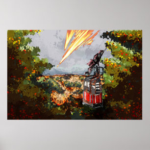 Poster Un Monde Créé, Finissant,
