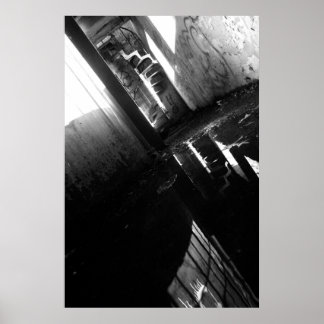 Poster Un moulin à eau Abandon