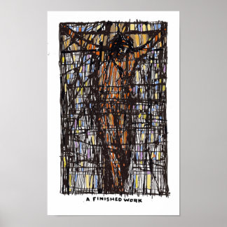 Poster Un mur d'art fini