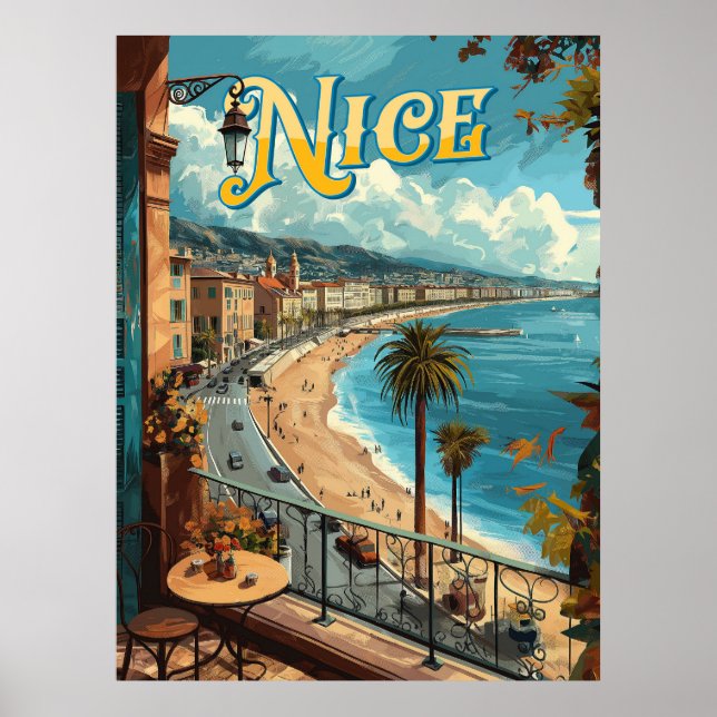 Poster Un Nice Vintage, France (Devant)